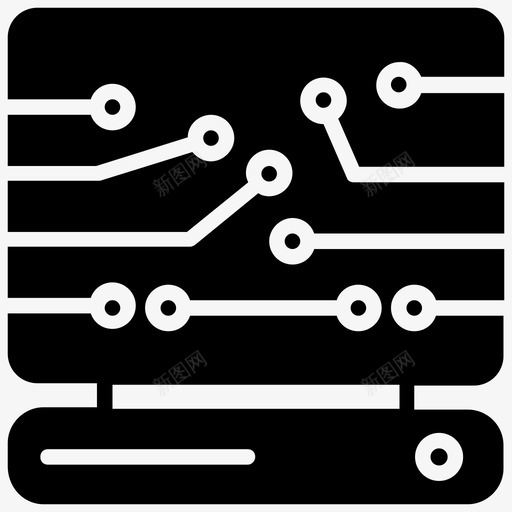 计算机科学电路板未来技术图标svg_新图网 https://ixintu.com 人工智能字形图标 信息技术 处理器芯片 未来技术 电路板 计算机科学