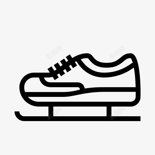 icon 50 ice skate.3svg_新图网 https://ixintu.com icon 50 ice skate.3