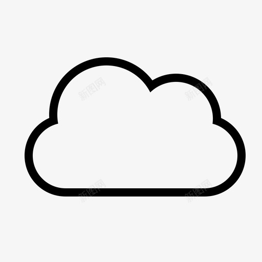 icon 1 cloud.1svg_新图网 https://ixintu.com icon 1 cloud.1