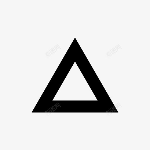 三角形形状三角形对象图标svg_新图网 https://ixintu.com 三角形 三角形对象 三角形形状 图标 形状