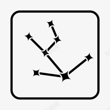 金牛座星座太空物体图标图标