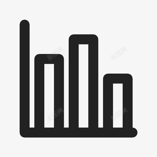 图表条形图烛台图图标svg_新图网 https://ixintu.com 利润 图表 条形图 烛台图 统计