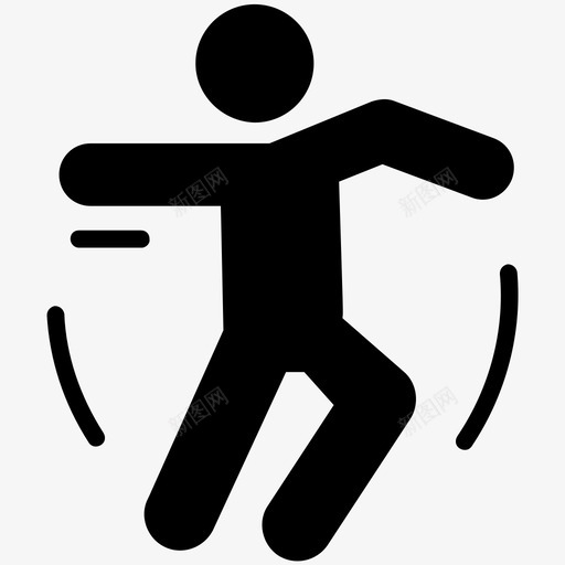 掷圆盘运动员掷铁饼者图标svg_新图网 https://ixintu.com 夏季奥运会 奥林匹克标志 奥运会 掷圆盘 掷铁饼者 运动员