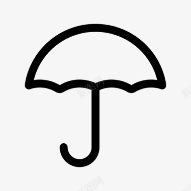 雨伞保险保持干燥图标图标