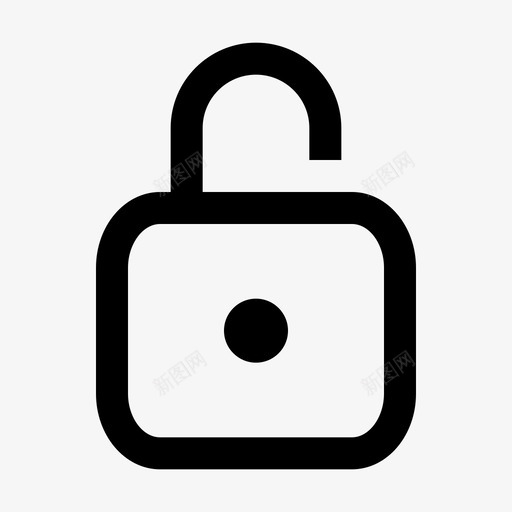解锁密码保护图标svg_新图网 https://ixintu.com 保护 安全 密码 解锁 运动图标