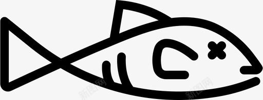 鱼动物食物图标svg_新图网 https://ixintu.com 动物 沙丁鱼 肉 食物 食物和饮料 鱼