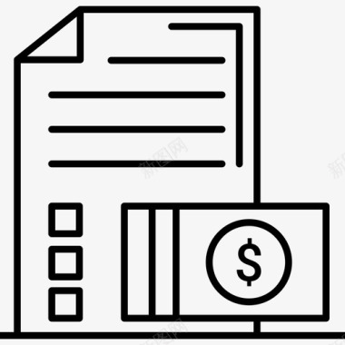 文件和文件夹商业金钱图标图标
