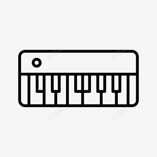 钢琴图标乐器svg_新图网 https://ixintu.com 乐器 图标 通用 通用图标线 钢琴 键盘 音乐