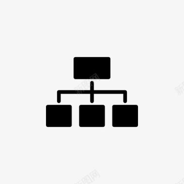 图表流程网络图标图标