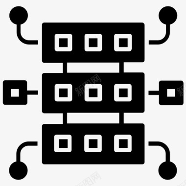 共享web宿主数据库服务器共享服务器图标图标