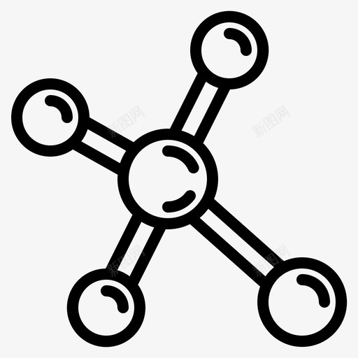 分子生物学科学图标svg_新图网 https://ixintu.com 分子 生物学 科学