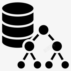 拓扑数据库sqlserver数据库宿主数据库服务器图标高清图片