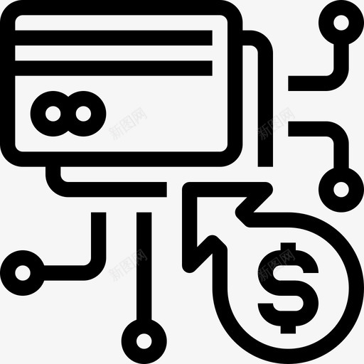 在线支付商务信用卡图标svg_新图网 https://ixintu.com 信用卡 商务 在线支付 在线营销 货币