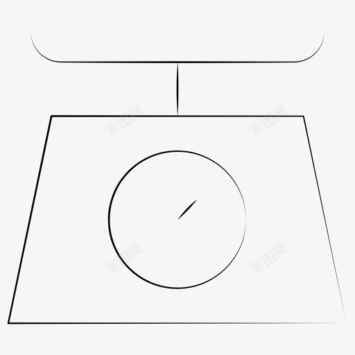 重量平衡厨房秤图标svg_新图网 https://ixintu.com 厨房秤 平衡 手绘科学 重量