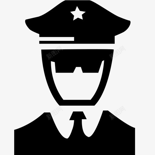 警员svg_新图网 https://ixintu.com 警员