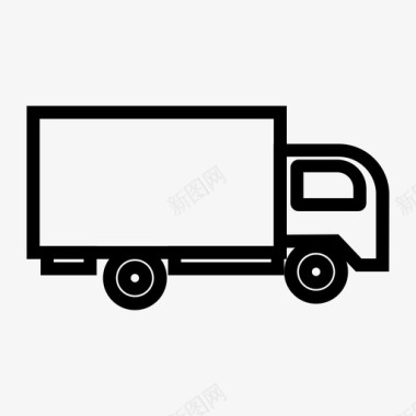 卡车货物货车图标图标