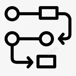 对表工程流程流程图工程制作图标高清图片