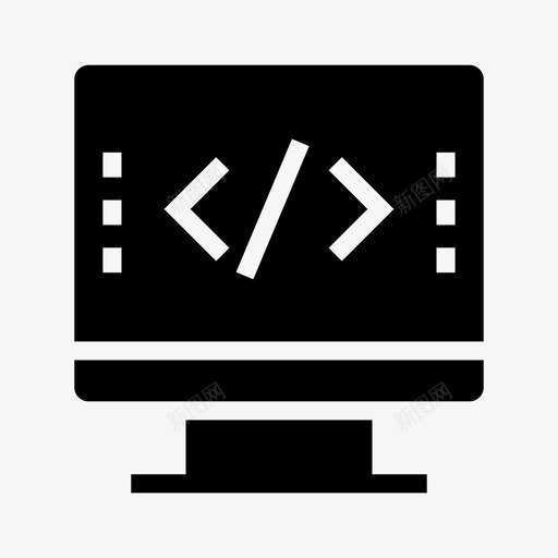 编程代码编码显示图标svg_新图网 https://ixintu.com lcd 显示 编码 编程 编程代码 脚本