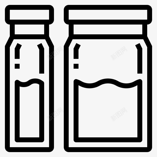 小瓶医疗药品图标svg_新图网 https://ixintu.com 医疗 医院 小瓶 治疗 药品