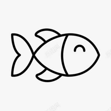 鱼水生钓鱼图标图标