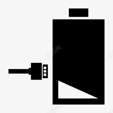 电池电池充电多媒体符号图标图标