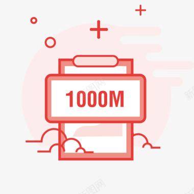 1000m图标