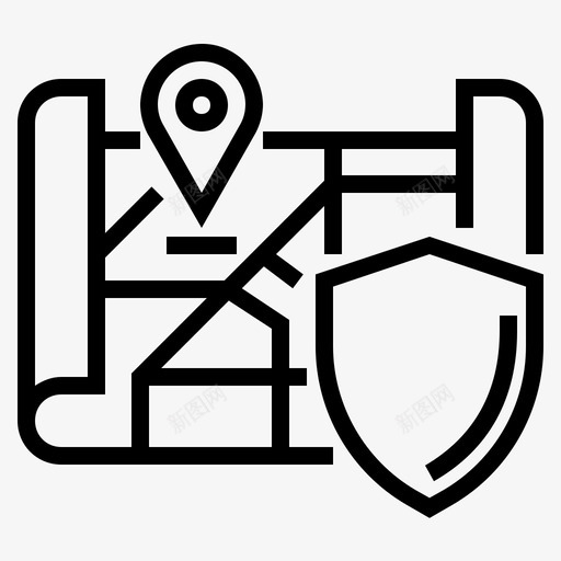 地址保护gdpr通用数据保护法规图标svg_新图网 https://ixintu.com gdpr map 地址保护 通用数据保护法规 通用数据保护法规gdpr