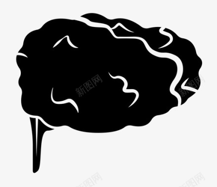 大脑智力头脑图标图标