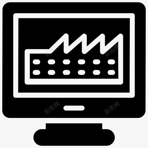 数字制作计算机图形数字媒体图标svg_新图网 https://ixintu.com 人工智能字形图标 数字制作 数字媒体 物联网 计算机图形