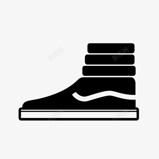 高滑板鞋sk8图标svg_新图网 https://ixintu.com sk8 厢式货车 运动型 运动鞋 鞋 高滑板