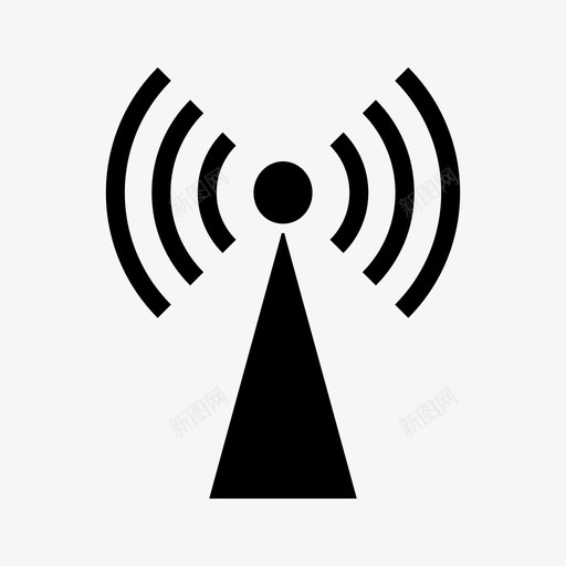 信号天线宽带图标svg_新图网 https://ixintu.com wifi 信号 天线 宽带 无线 网络共享