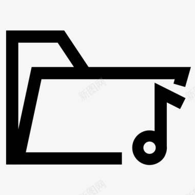 音乐文件夹播放列表图标图标