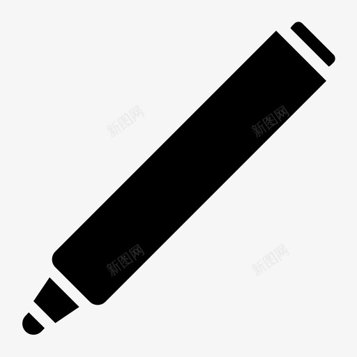 铅笔记号笔办公室图标svg_新图网 https://ixintu.com 办公室 办公工具 工具 记号笔 铅笔