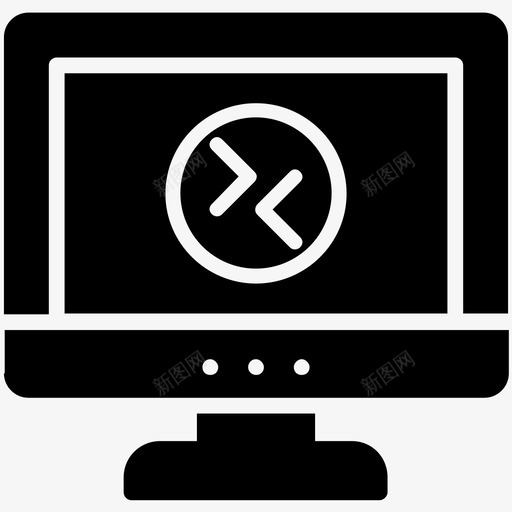 远程访问计算机网络计算图标svg_新图网 https://ixintu.com 编程字形图标 计算 计算机网络 远程访问