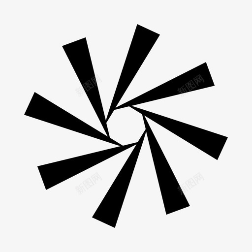 扭结器圆圈球体图标svg_新图网 https://ixintu.com 圆圈 扭结器 波浪 球体