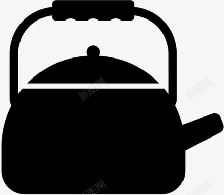 水壶茶壶厨房图标图标