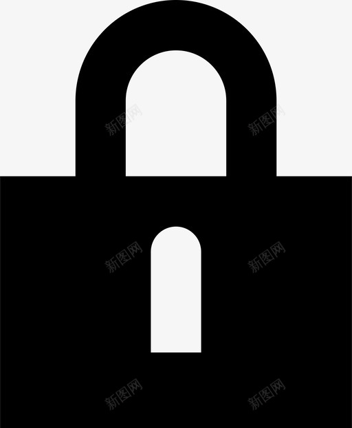 锁定关闭加密图标svg_新图网 https://ixintu.com web和应用程序图标 关闭 加密 密码 机密 锁定