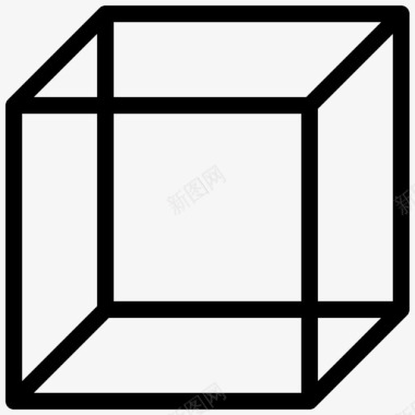 立方体三维建模图标图标