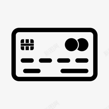 信用卡卡现金图标图标
