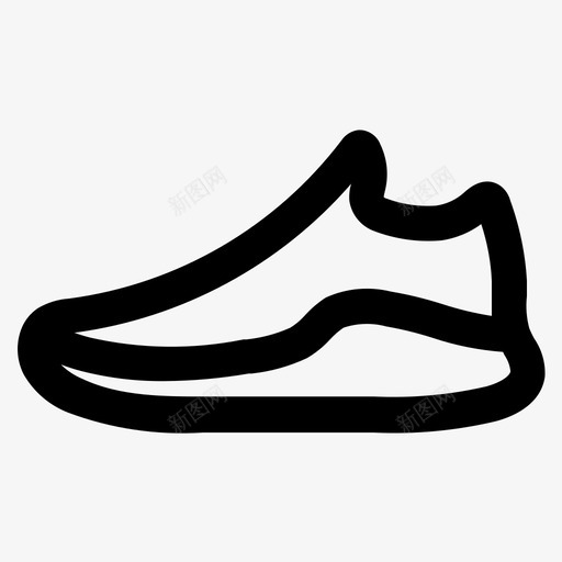 鞋子篮球鞋绳子图标svg_新图网 https://ixintu.com 篮球鞋 绳子 运动鞋 鞋子