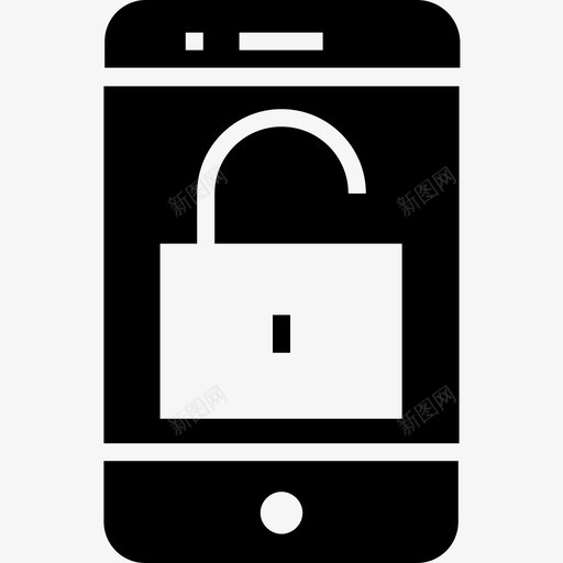 移动解锁iphone移动功能图标svg_新图网 https://ixintu.com iphone 移动功能 移动解锁