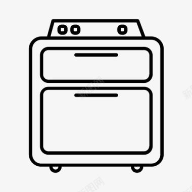 烤箱系列烘焙烹饪图标图标