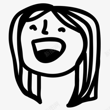 脸卡通漫画图标图标