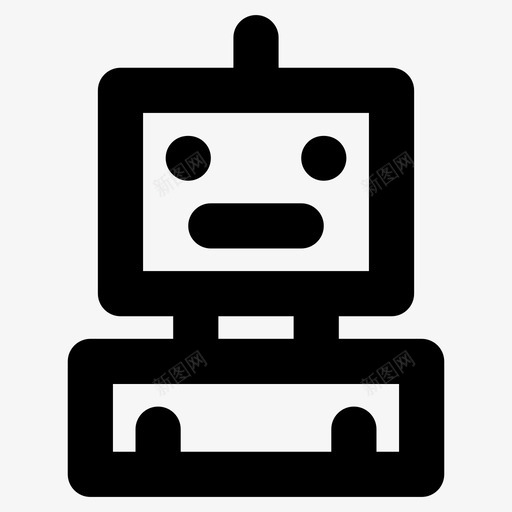 机器人安卓人工智能图标svg_新图网 https://ixintu.com 人工智能 仿人 仿生人 安卓 机器人 用户界面粗体图标