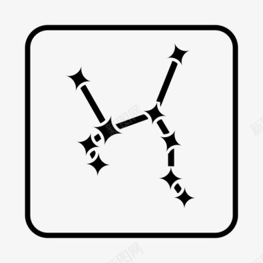 人马座星座太空物体图标图标