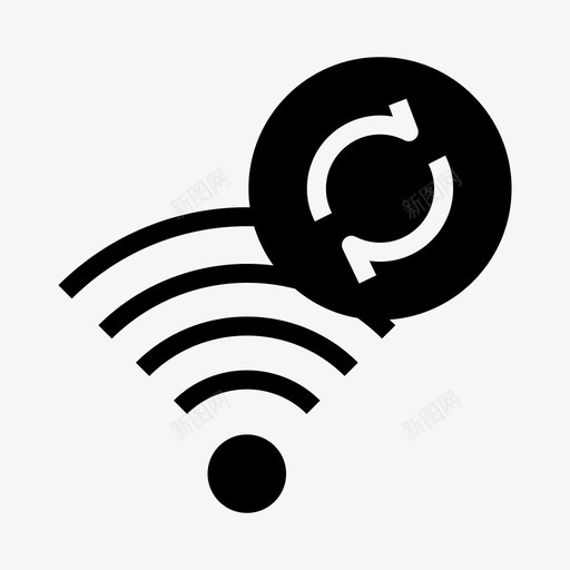 wifi重新加载重做rss图标svg_新图网 https://ixintu.com rss wifi重新加载 信号 网络共享 重做