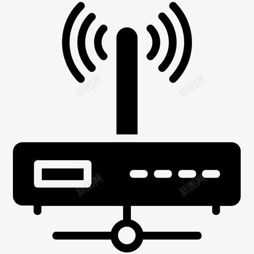 无线连接互联网连接wifi连接图标svg_新图网 https://ixintu.com wifi连接 互联网连接 无线互联网 无线路由器 无线连接 编程字形图标