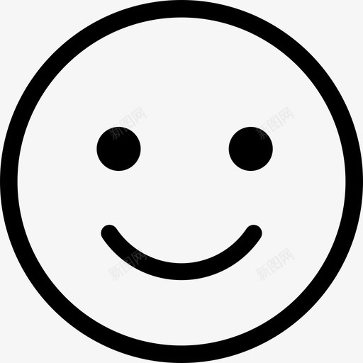 xiaoliansvg_新图网 https://ixintu.com xiaolian 线性 圆润 单色