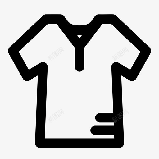 T恤衬衫运动衫图标svg_新图网 https://ixintu.com T恤 制服 衬衫 运动衫