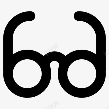 眼镜太阳镜用户界面粗体图标图标